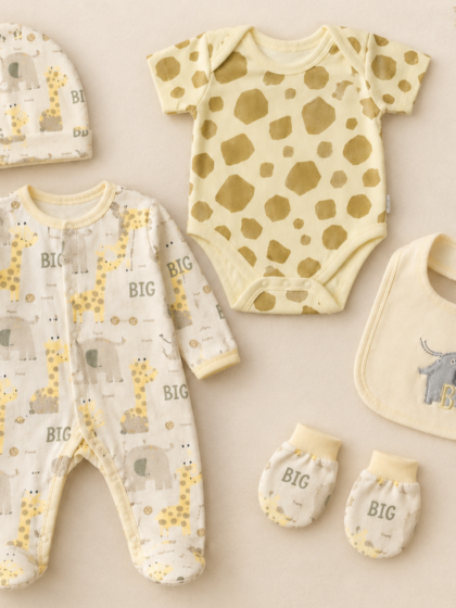 Safari adventure Newborn 5 Pcs Starter Set