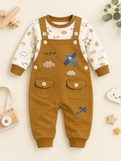 Little Explorer Dungaree Set