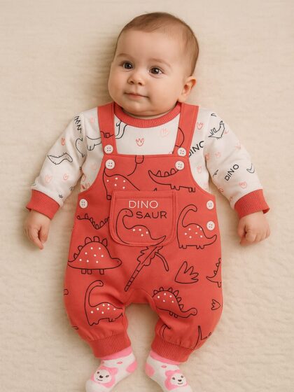 Dino Printed newborn Romper
