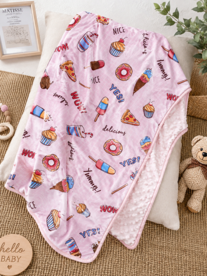 Candyland minky blanket