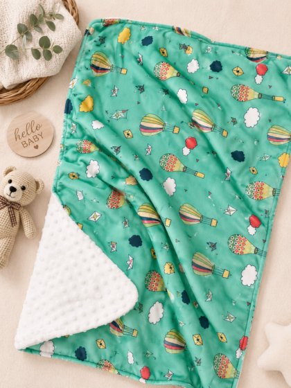 Balloon dreams baby blanket