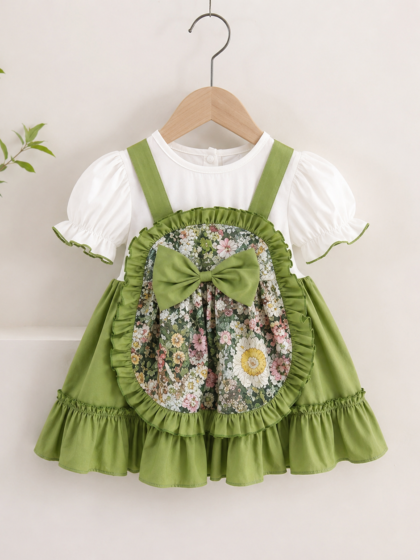 Olive Green Frilled Top