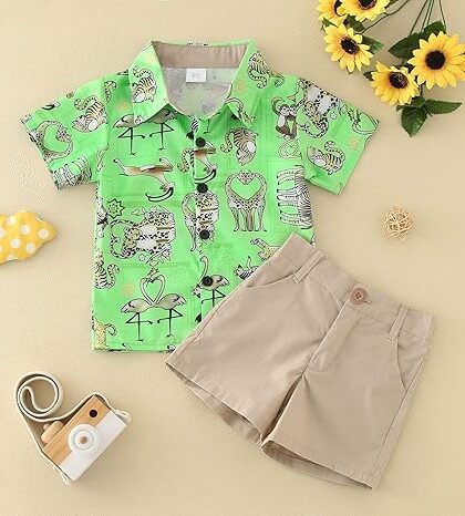 Forest Theme Shorts & Shirt