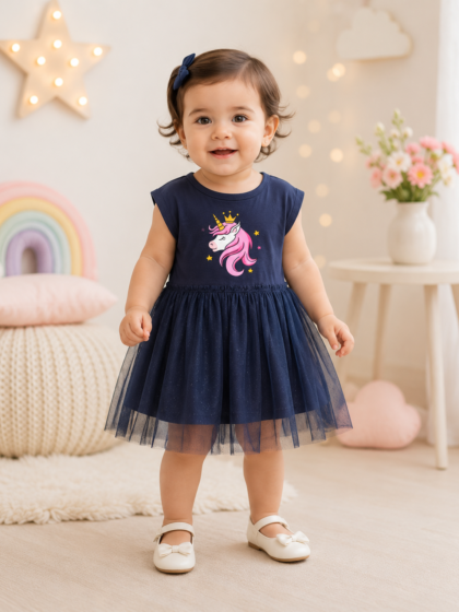 Sparkling Unicorn Twirl dress